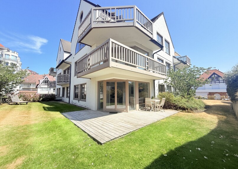 Prachtig gelegen tuinappartement in villa